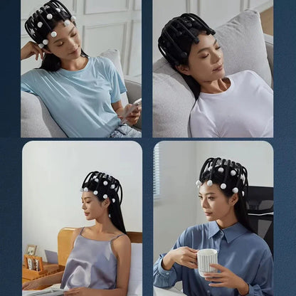 Wireless 5-Mode Electric Scalp Massager with Red Light