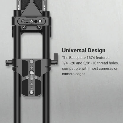 Adjustable DSLR Shoulder Mount Rig for Stable Video Shooting