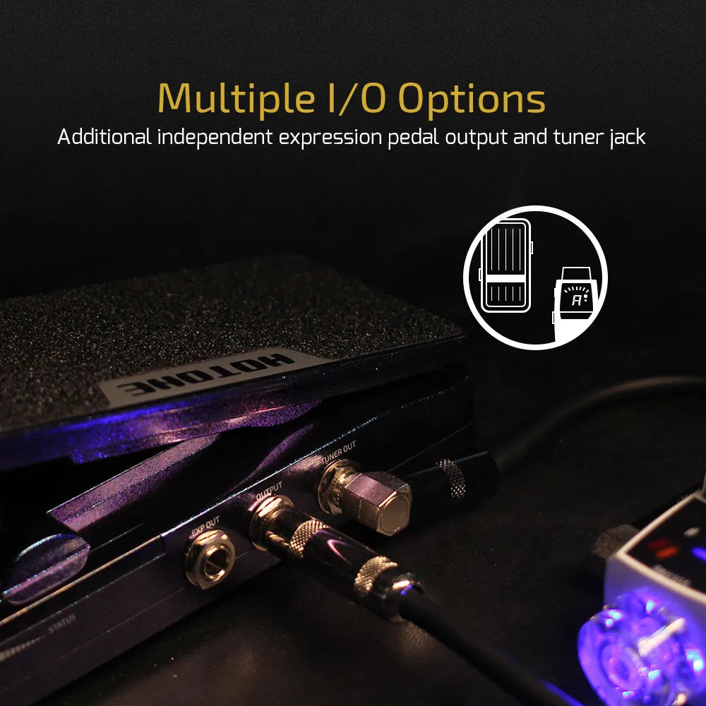 Multi-Mode Guitar Pedal Wah Volume Expression