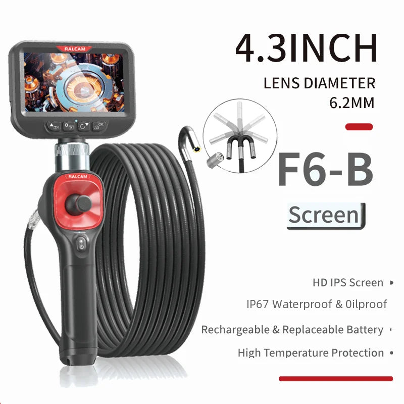 1m Rotating Tip Endoscope for Industrial & DIY Use