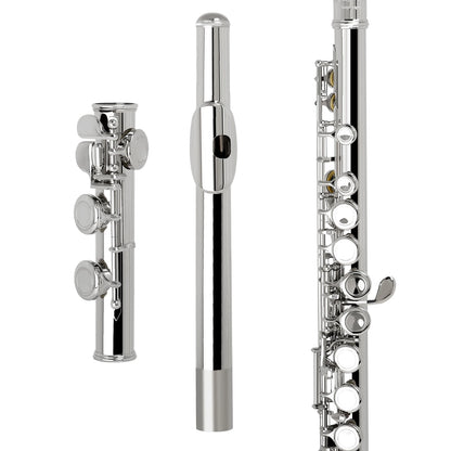 Professional C Key Transverse Flute 16 Hole with Case
