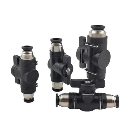 8mm Manual Ball Valve Pneumatic Connector 50pcs