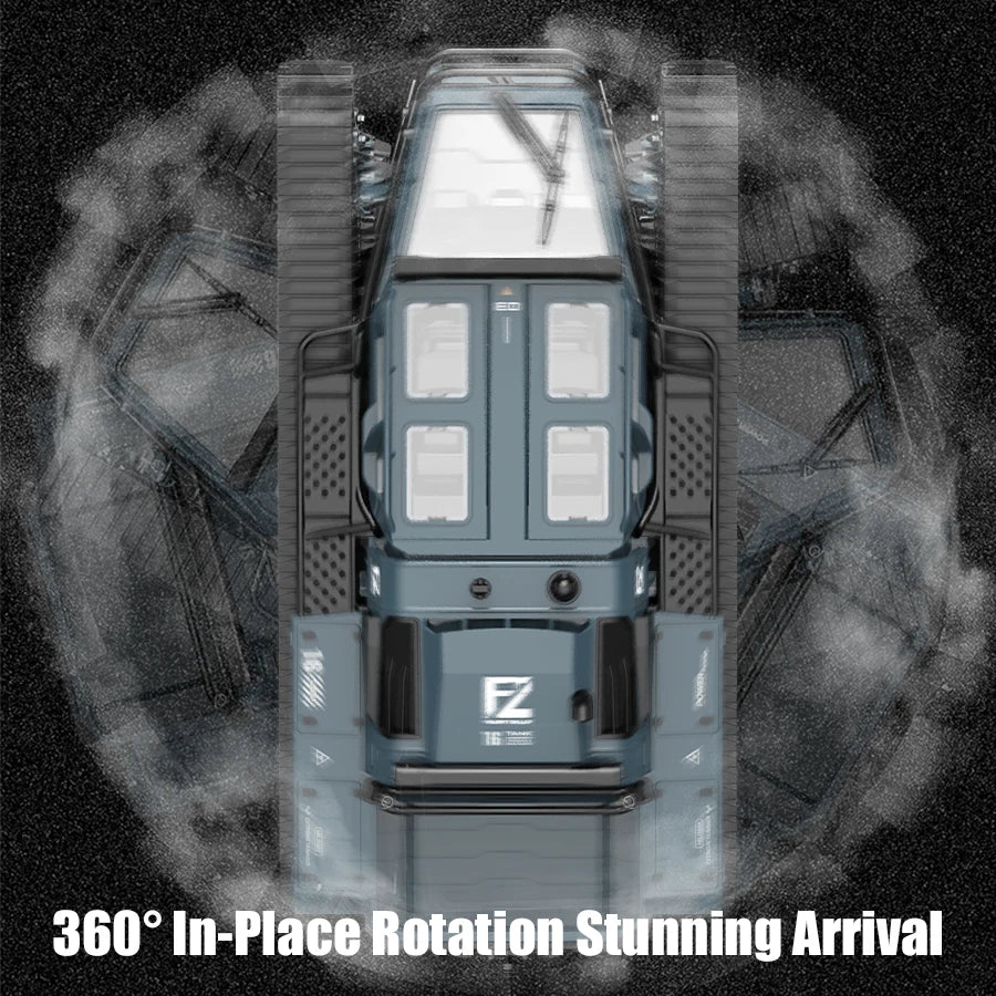 Remote Control Tracked Tank with LED Lights Off-Road