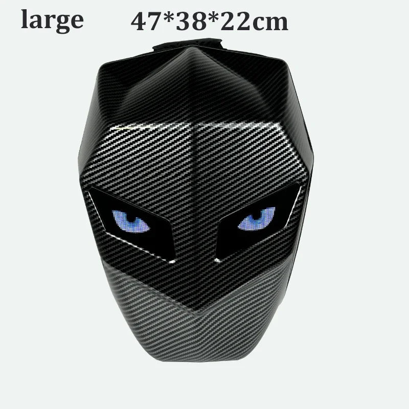 Large Carbon Fiber LED Hard Shell Backpack for Travel