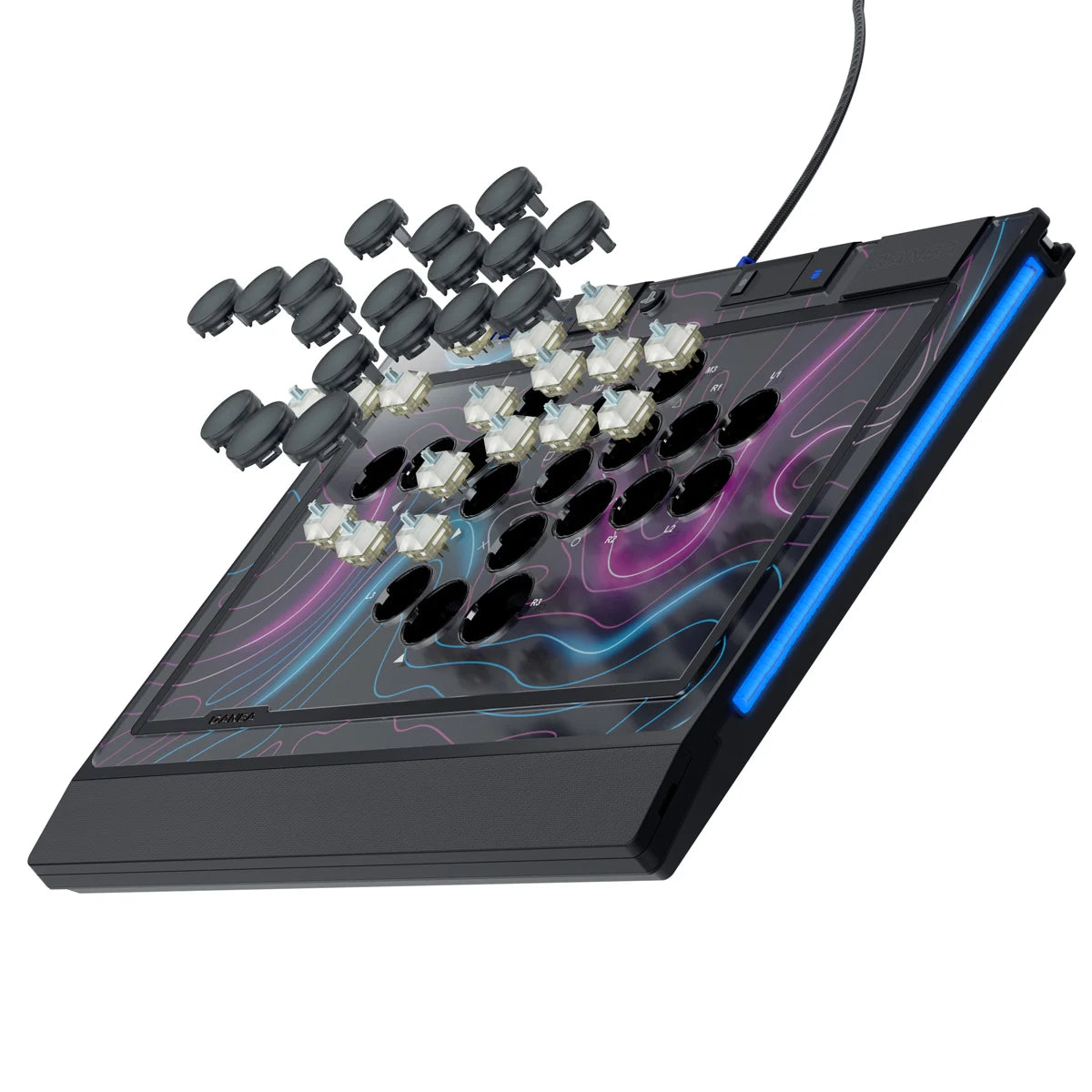 Sapphire S1 Leverless Arcade Fight Controller for PC PS4 PS5