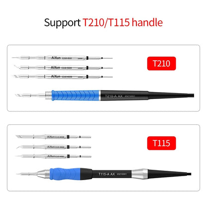 Smart Adjustable Heat Soldering Kit T210 Tip 220V