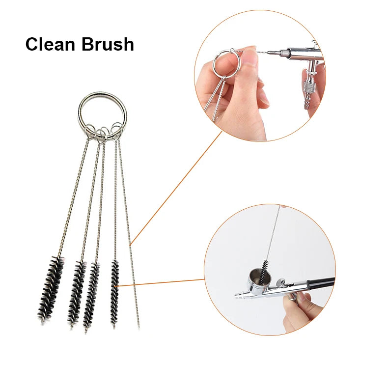 Rechargeable Airbrush Compressor for Art Nail Design Painting