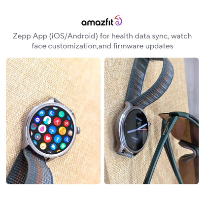 Zepp OS Smartwatch with Heart Rate and Sleep Tracking