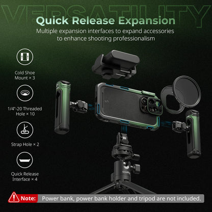 Mobile Video Kit with Wireless Handle for iPhone 16 Pro
