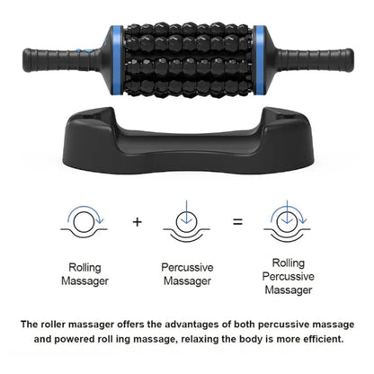 Portable Rechargeable Body Massager 360 Rolling Muscle Relief Tool