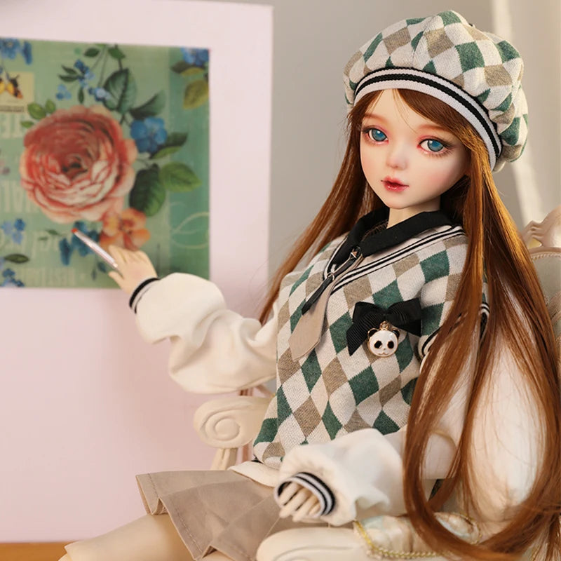 60cm BJD Doll with Designer Makeup and Rotating Eyes