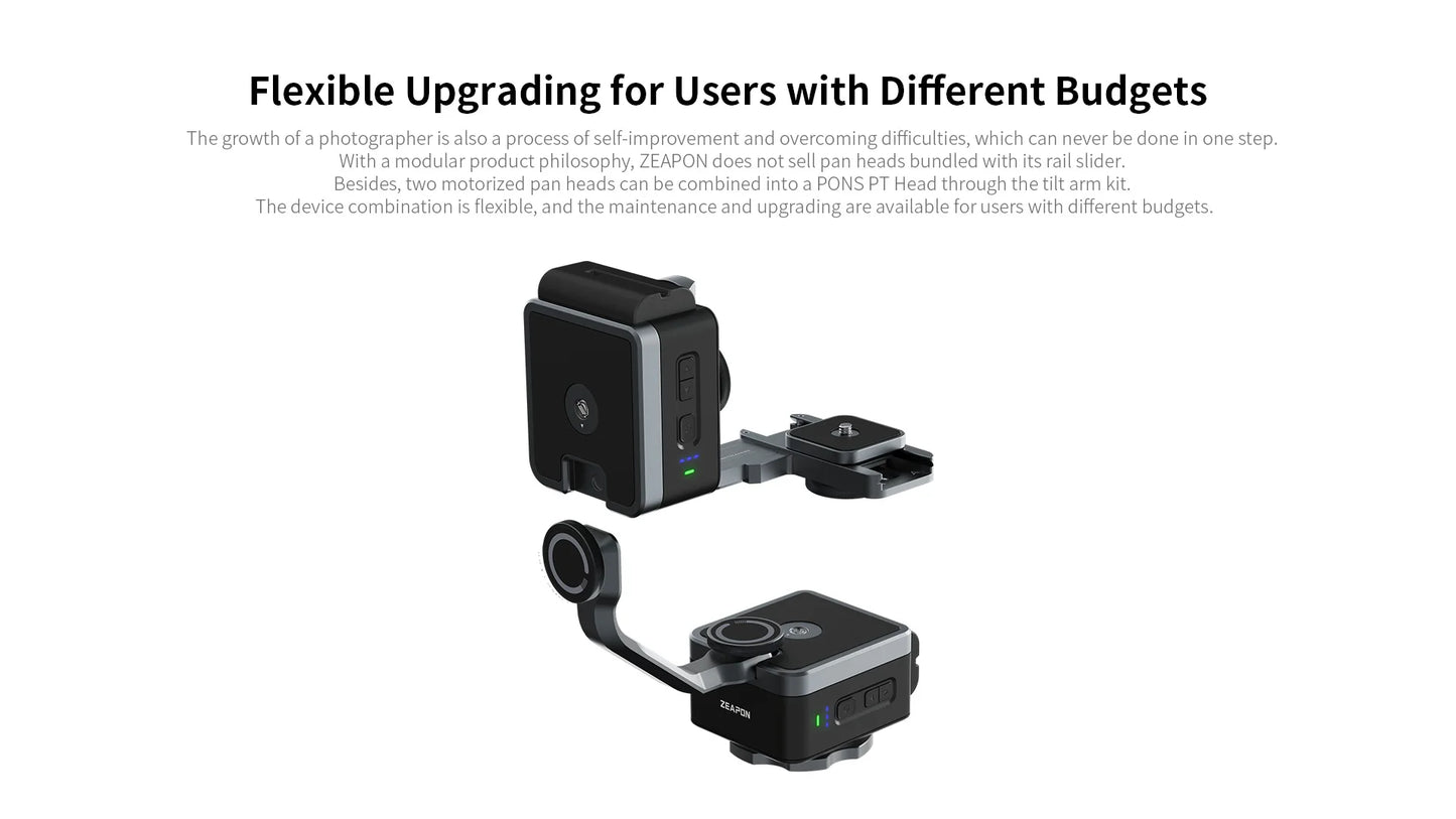Heavy Duty PD-E1 Motorized Double Axis Pan Head for Tripods