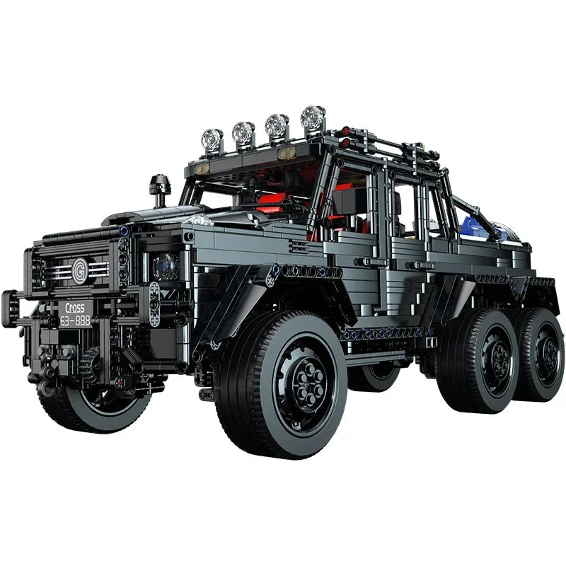 Technical SUV Car Model Blocks Creative Adult Kit