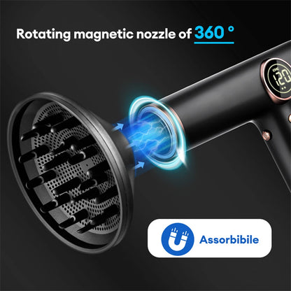 Professional 5 in 1 Hair Dryer Brushless Ionic Styler 1800W
