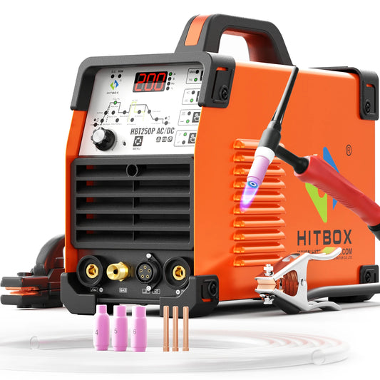 HBT250P 200A TIG AC/DC Inverter Welder 6-in-1