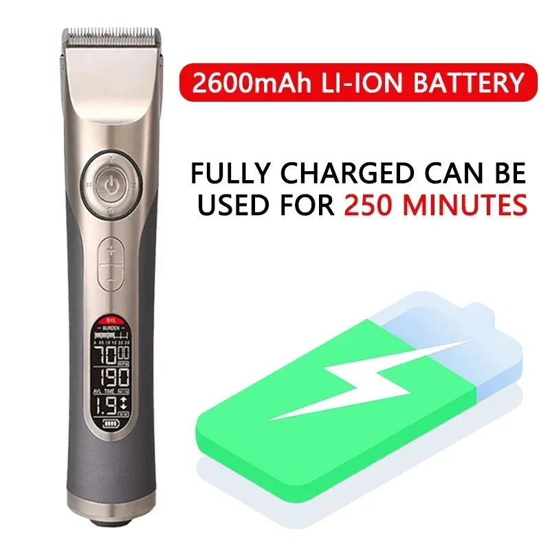 Rechargeable Men’s Hair Clipper for Barbering and Grooming
