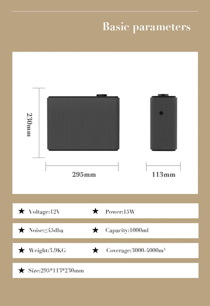 Smart Bluetooth Aroma Diffuser with 4000m Coverage