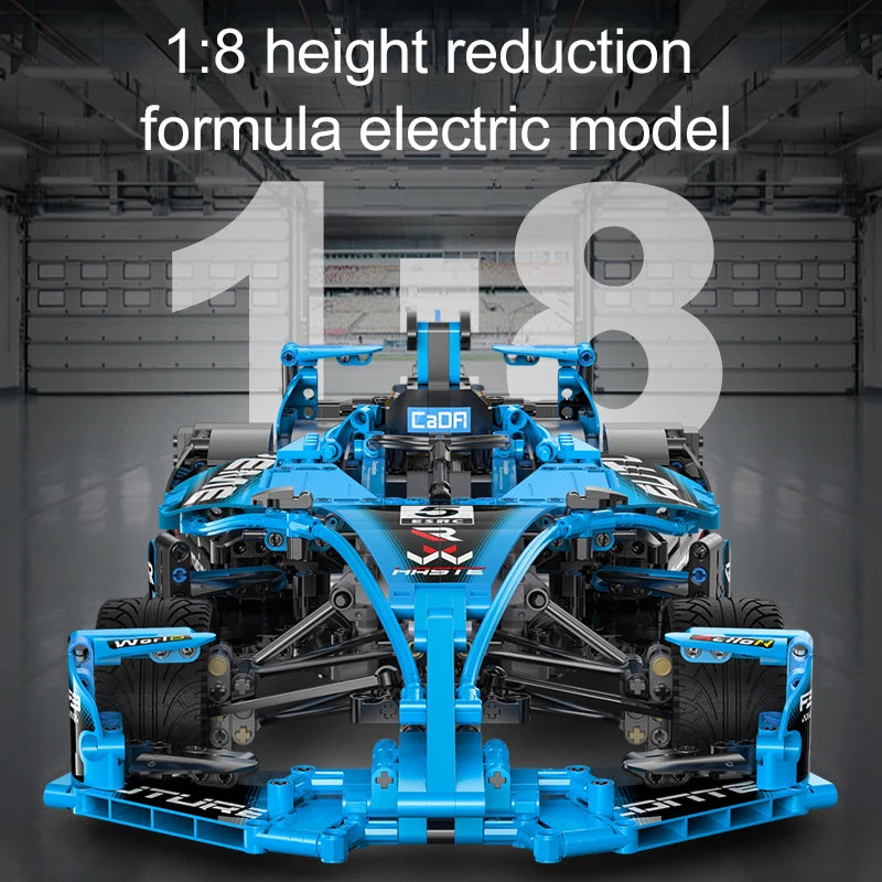 1667PCS RC Drift Car Building Blocks with Motor