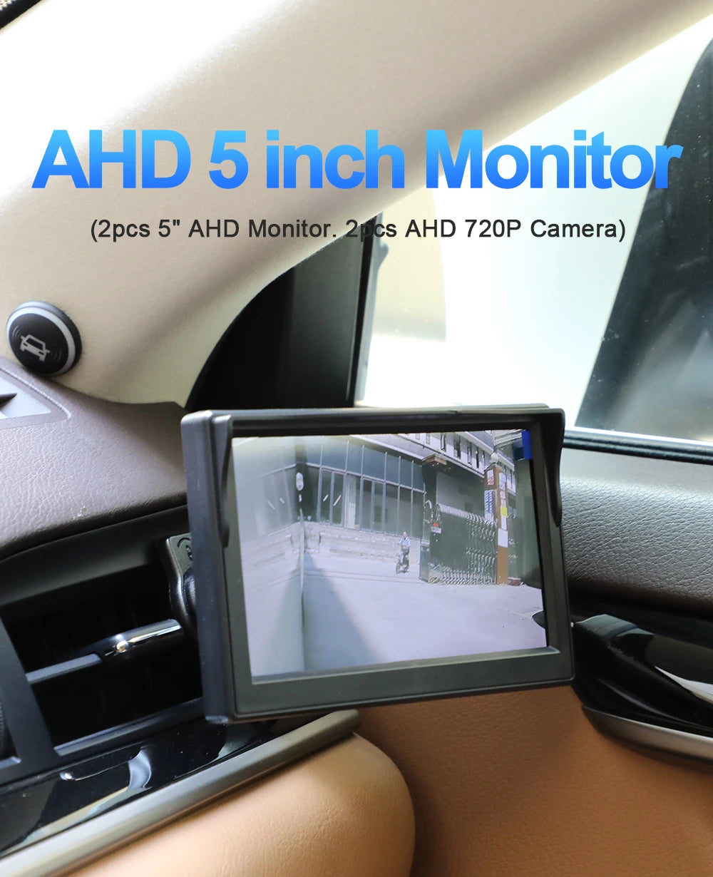 Digital Side View Camera Mirror System Chrome