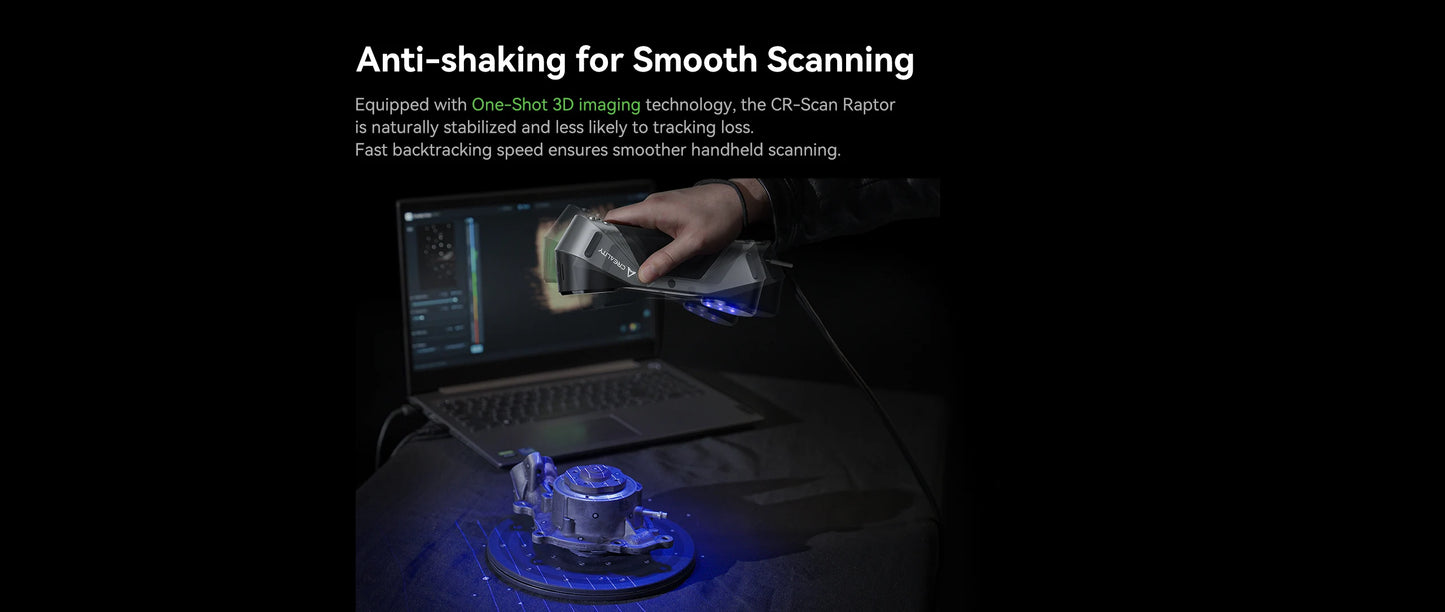High Precision 3D Printing Scanner with Blue Laser