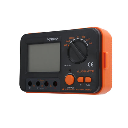 Handheld Low Resistance Tester VC480C 6-Gear