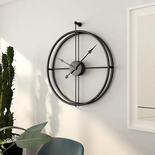 55cm Modern Wall Clock European Style Home Decor Black 55cm