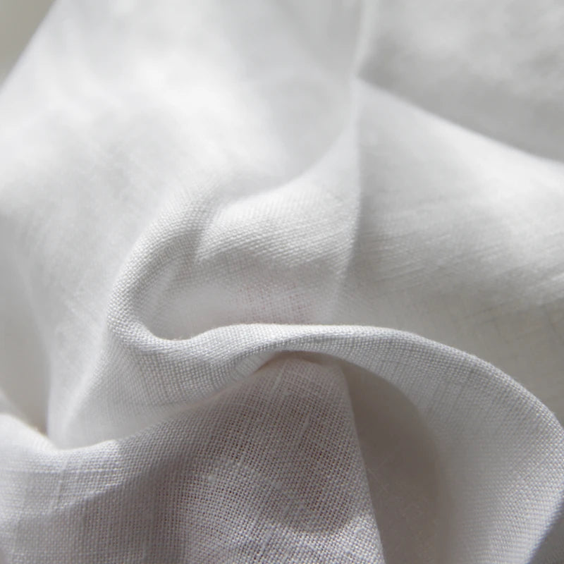 Soft Linen Bed Sheet Set 230x260 with Pillowcases