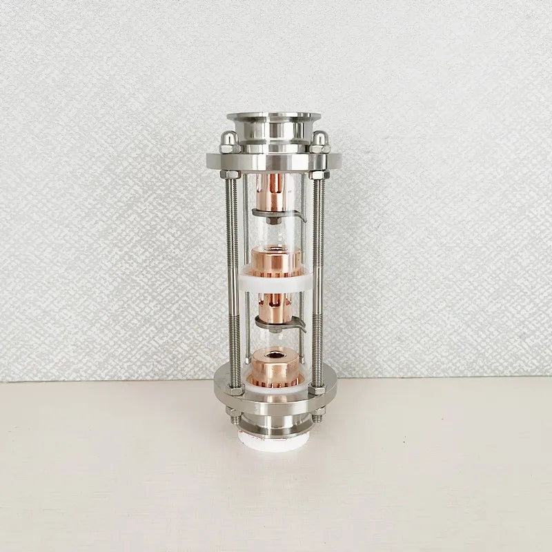 3-Tier 2 Inch Distillation Column Copper Bubble Plate Set