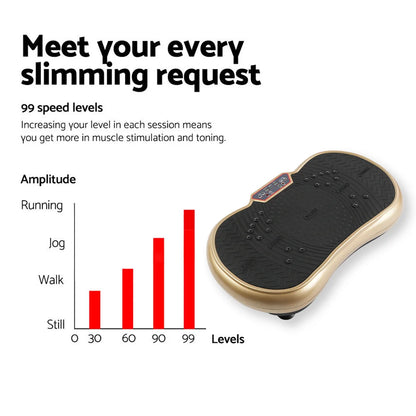 Home Vibration Exercise Machine Fitness Plate Red
