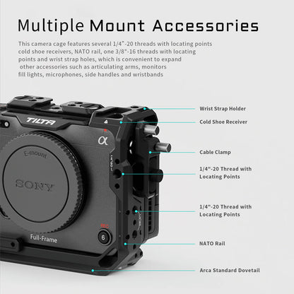 Multi-Mount Camera Cage Base for FX3/FX30