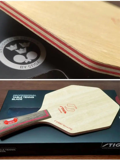 Classic Pure Wood Table Tennis Hexagonal Design