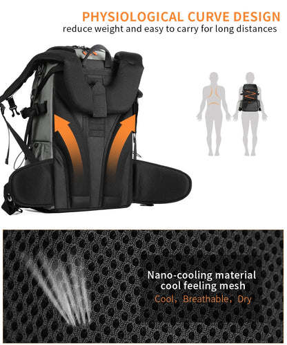 25L Camera Backpack and Sling Bag Waterproof