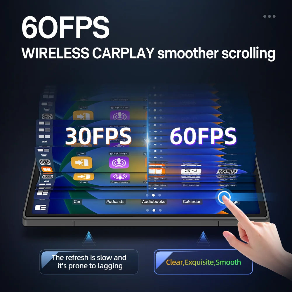 11.4-Inch 4K ADAS Dash Cam with CarPlay & Android Auto