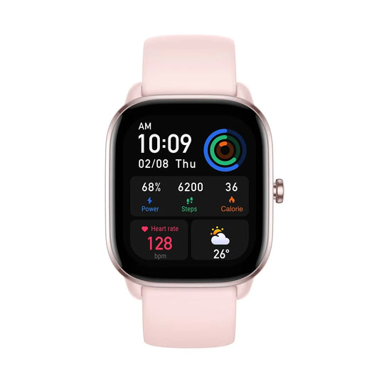 GTS4 Mini Smartwatch 1.65 Inch AMOLED Flamingo Pink