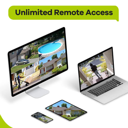 6 Camera 5MP PoE Security System 8CH