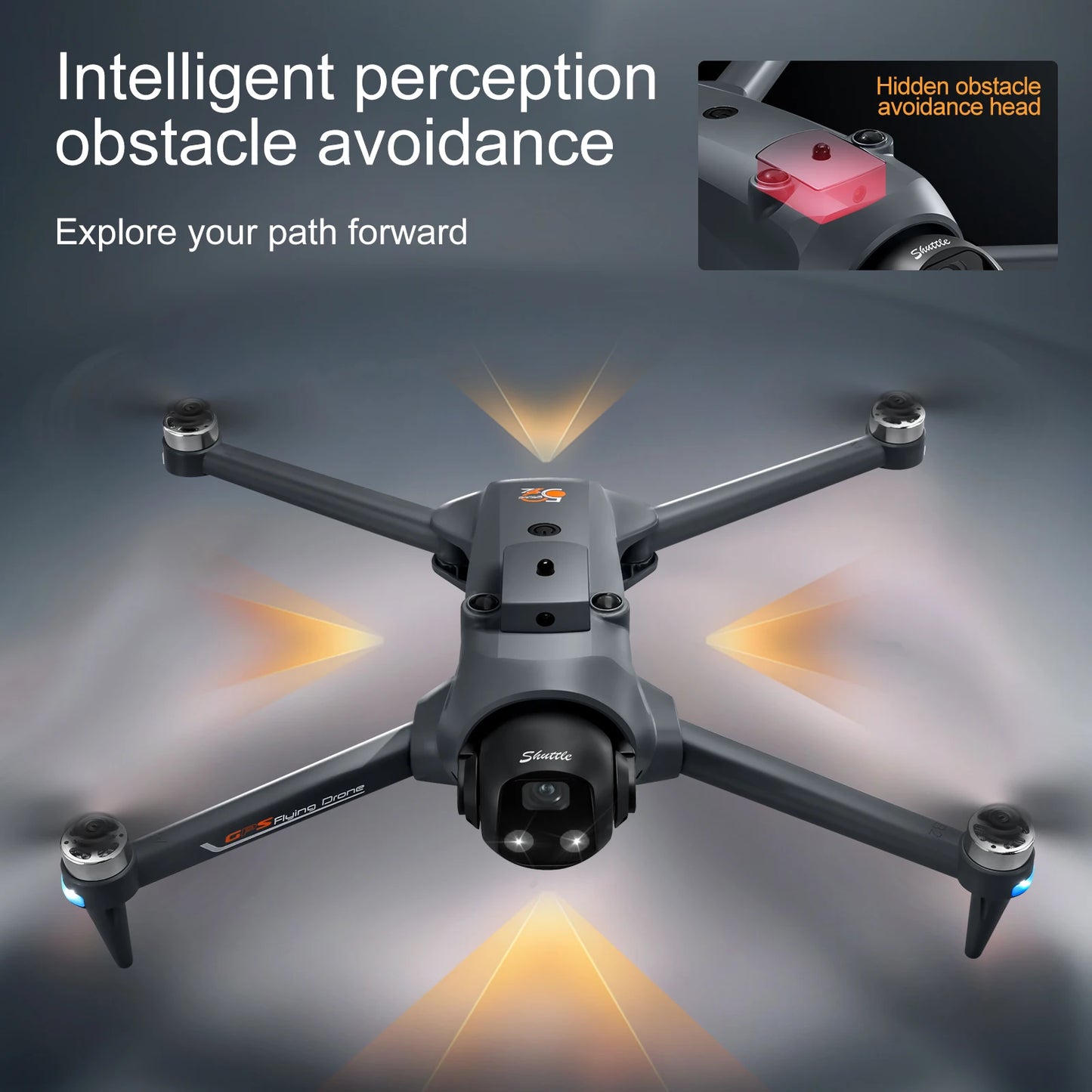 8K HD GPS Drone with Brushless Motors