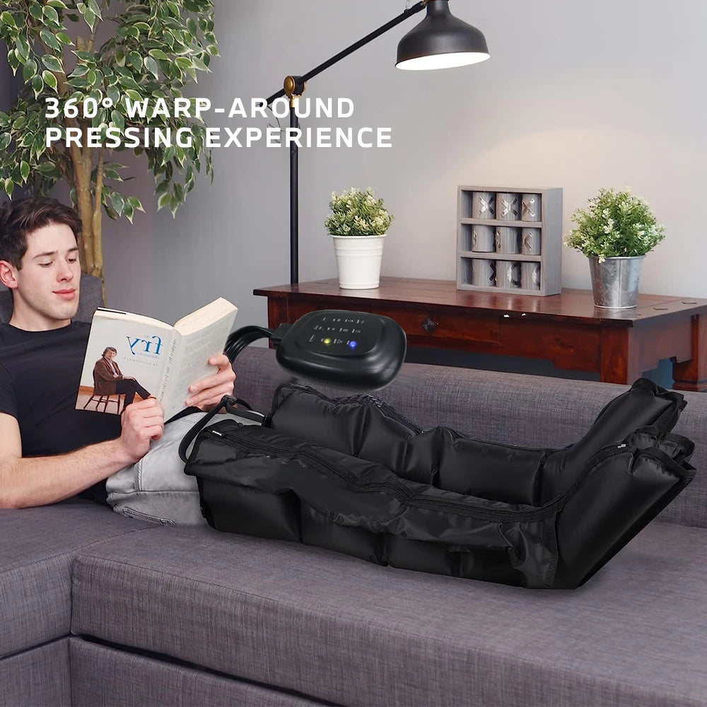 Air Compression Leg Massager for Circulation and Recovery