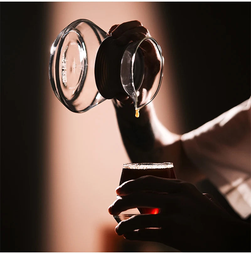 Glass Coffee Server Carafe for Pour Over Brewing