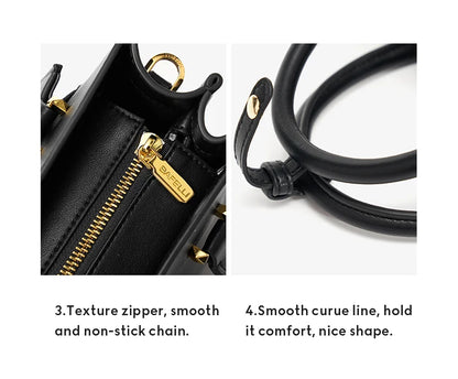 Wine Red Women’s Fashion Handbag Leather Crossbody Purse