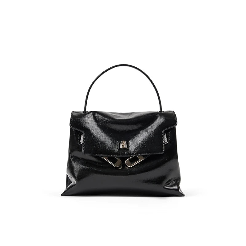 Black Large Capacity Shoulder Tote