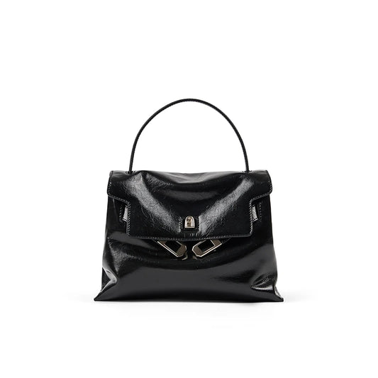 Black Large Capacity Shoulder Tote