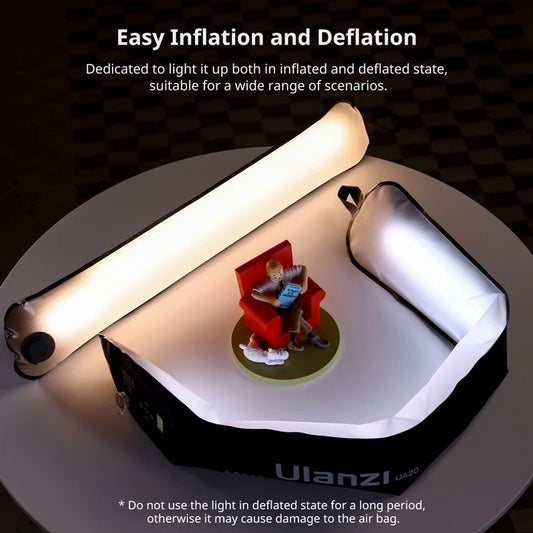 20W Portable Foldable Air Tube Light for Live Streaming