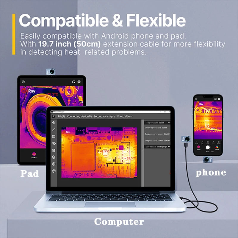 P2 PRO Thermal Camera for iPhone Home and Inspection