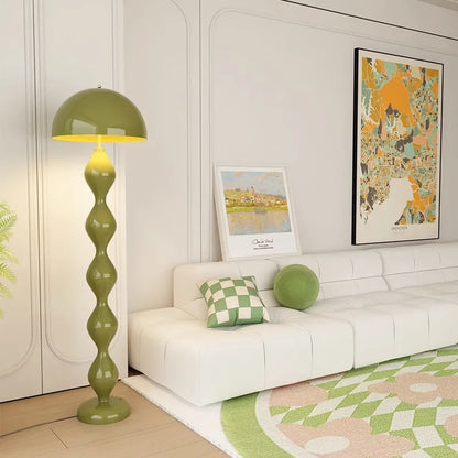 Tricolor LED Mushroom Floor Lamp for Bedroom