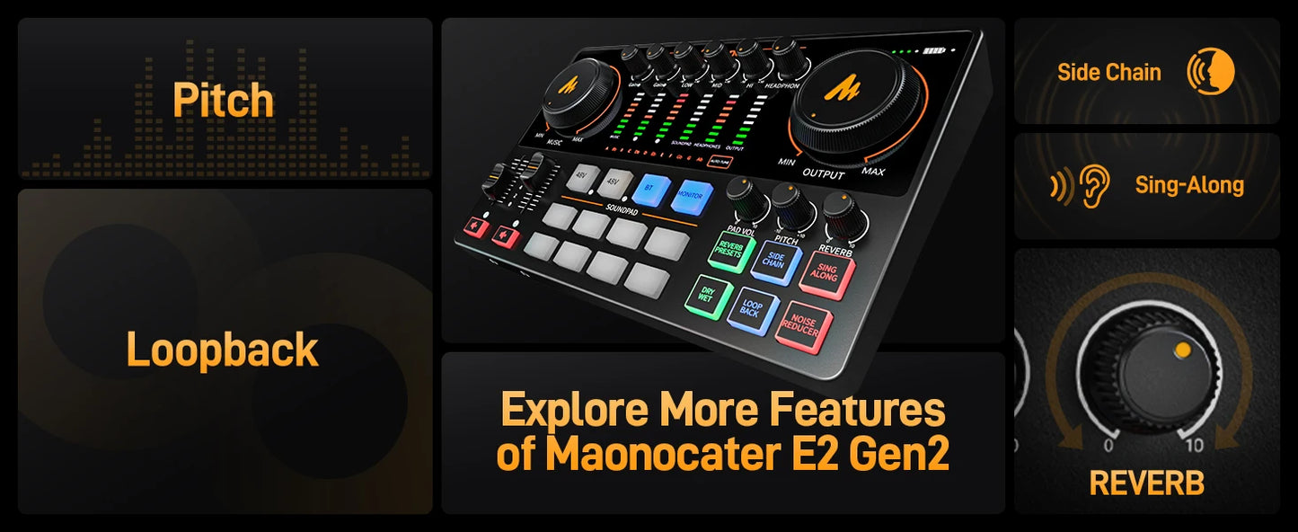 Portable Podcast Mixer Gen2 with Dual XLR and Pro Preamp