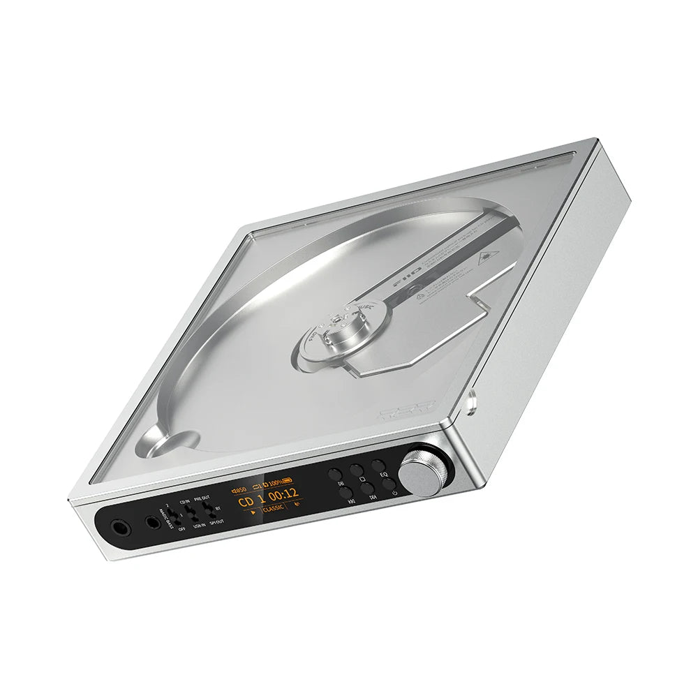 Hi-Fi CD Player USB Audio HD Display Silver