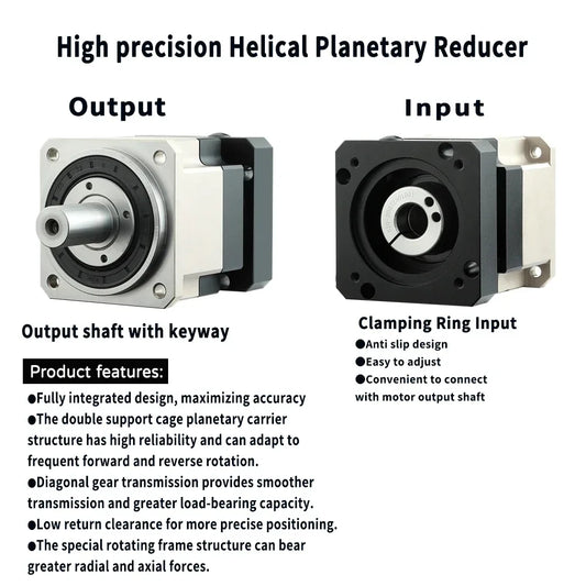Precision Nema Gear Reducer 10:1 Flange 14mm