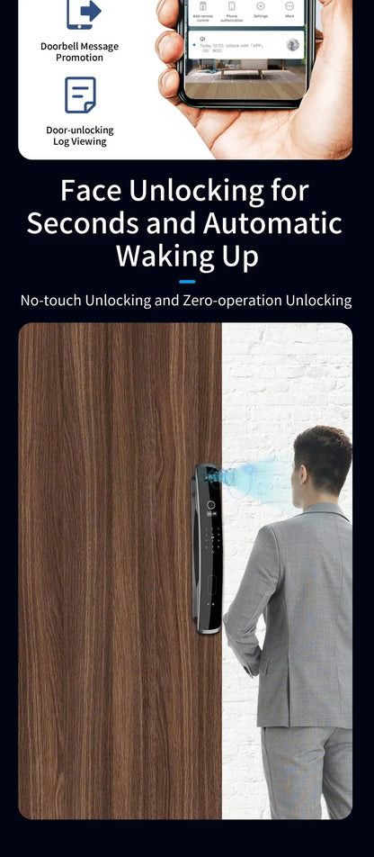 Smart Fingerprint Door Lock with WiFi and App Control