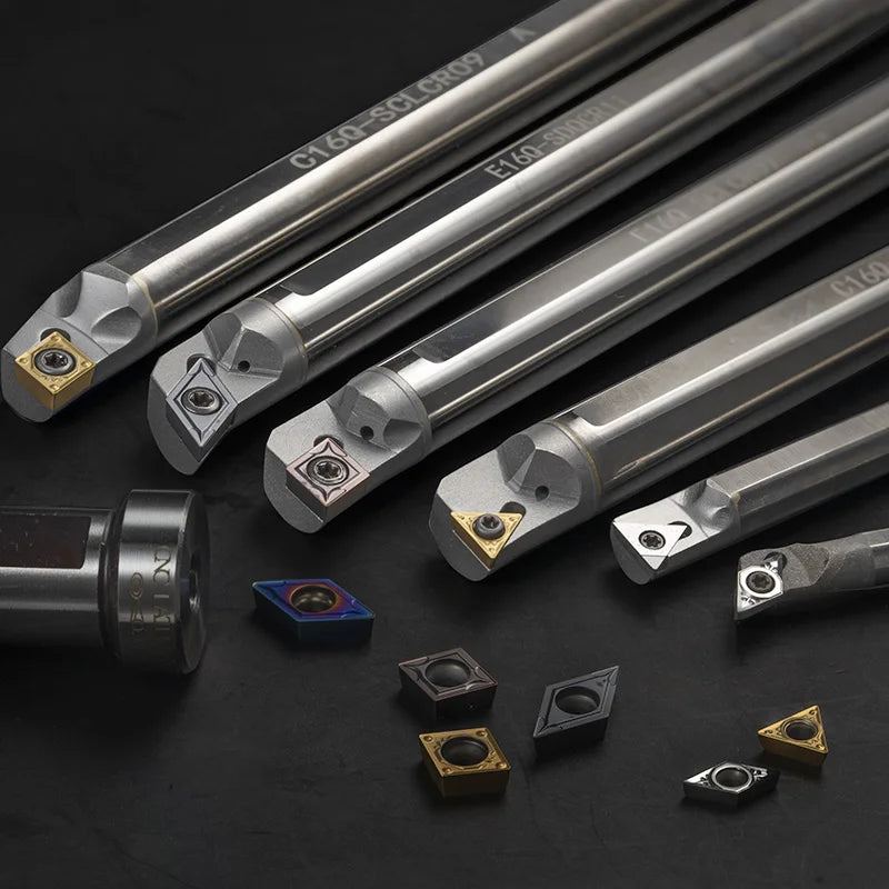 Tungsten Steel Screw Boring Bar CCMT09 Lathe Tool