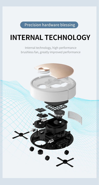 Gold Smart Robot Vacuum with App and Remote Control